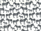 Black & White Zebra Print 100% Cotton Poplin Fabric (CP0461BLACK)